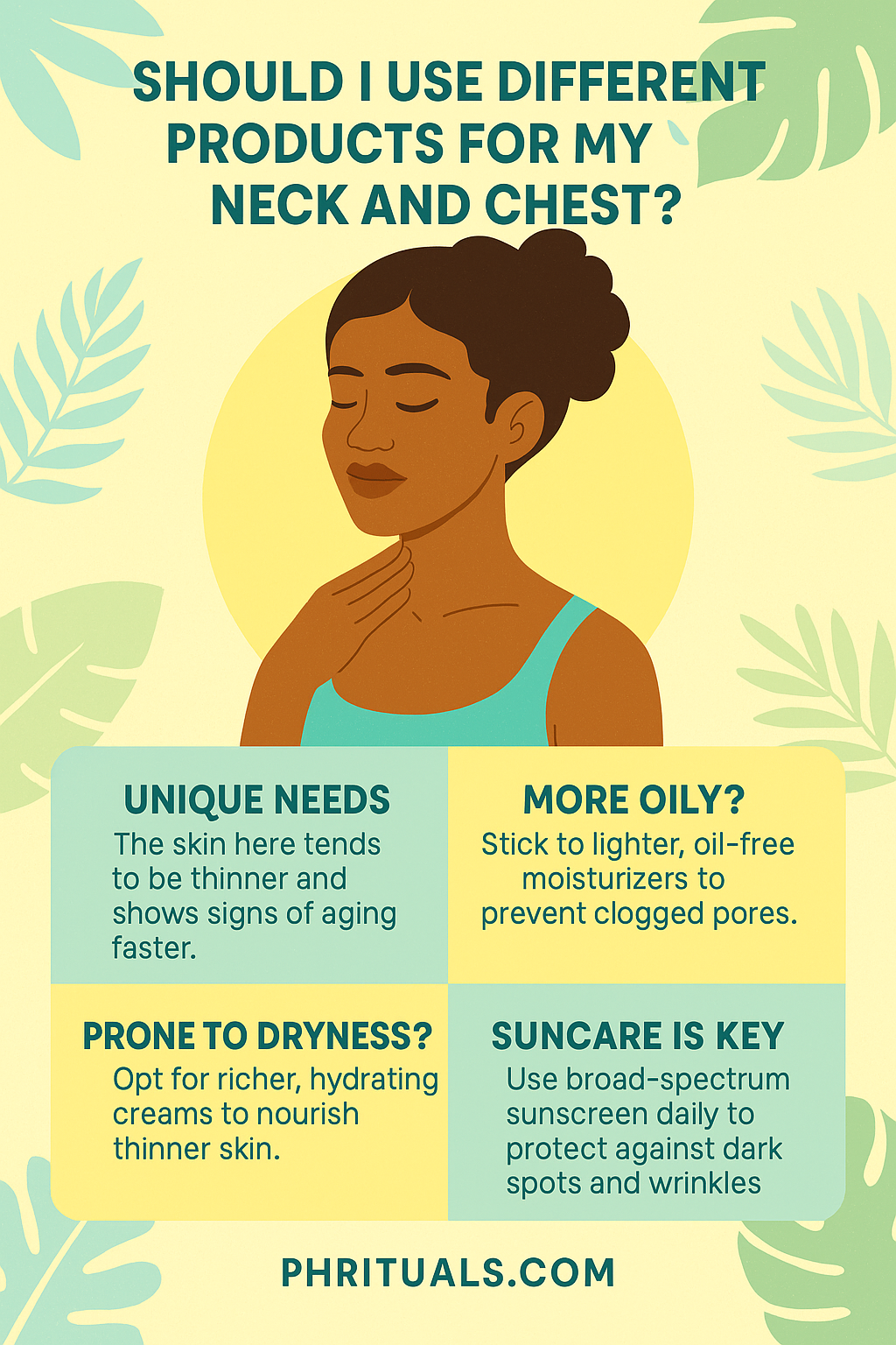 Should I Use Different Products for My Neck and Chest