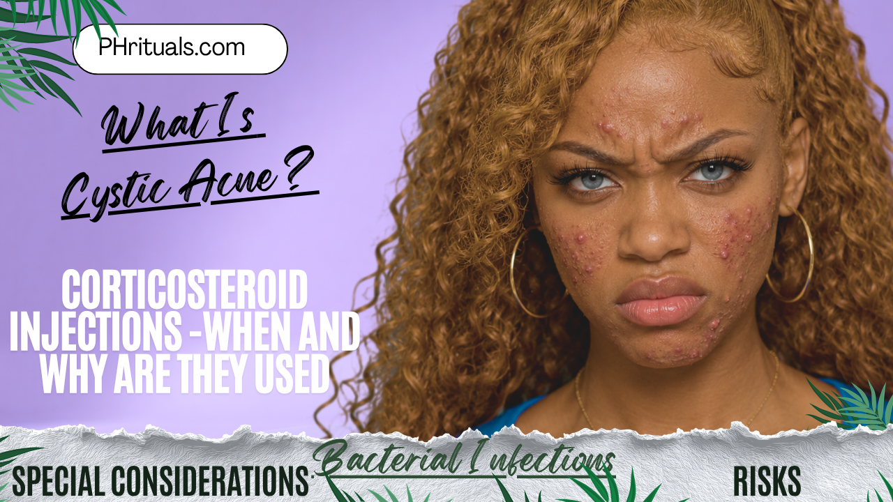 Are corticosteroid injections used for cystic acne