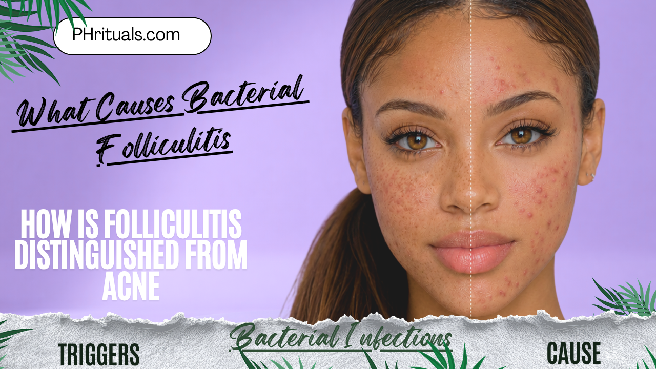 What Causes Bacterial Folliculitis and How Is It Distinguished from Acne